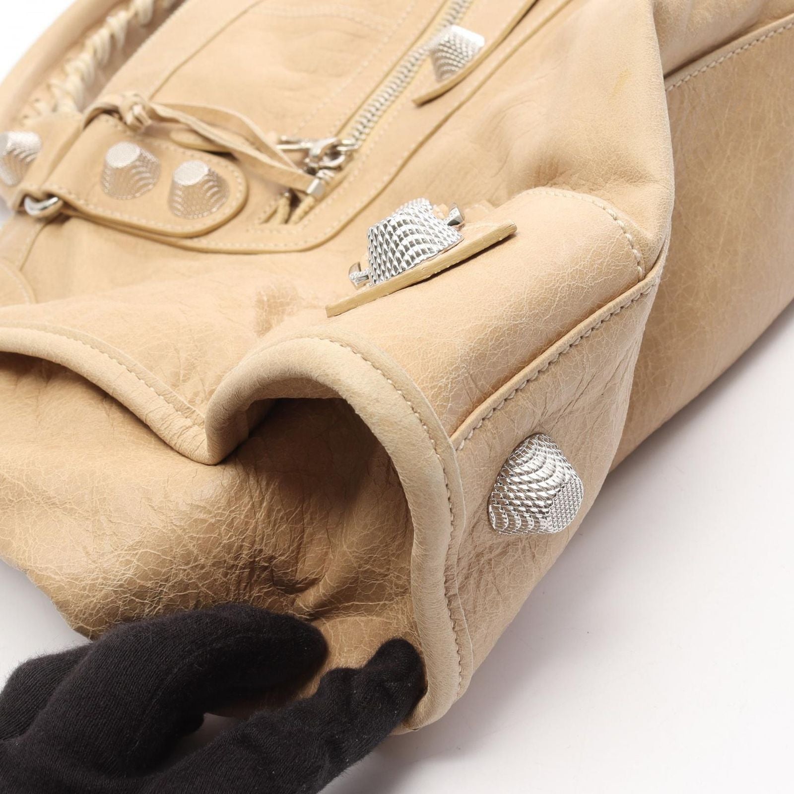 Balenciaga Handbag the Giant Work Beige Leather — view 8