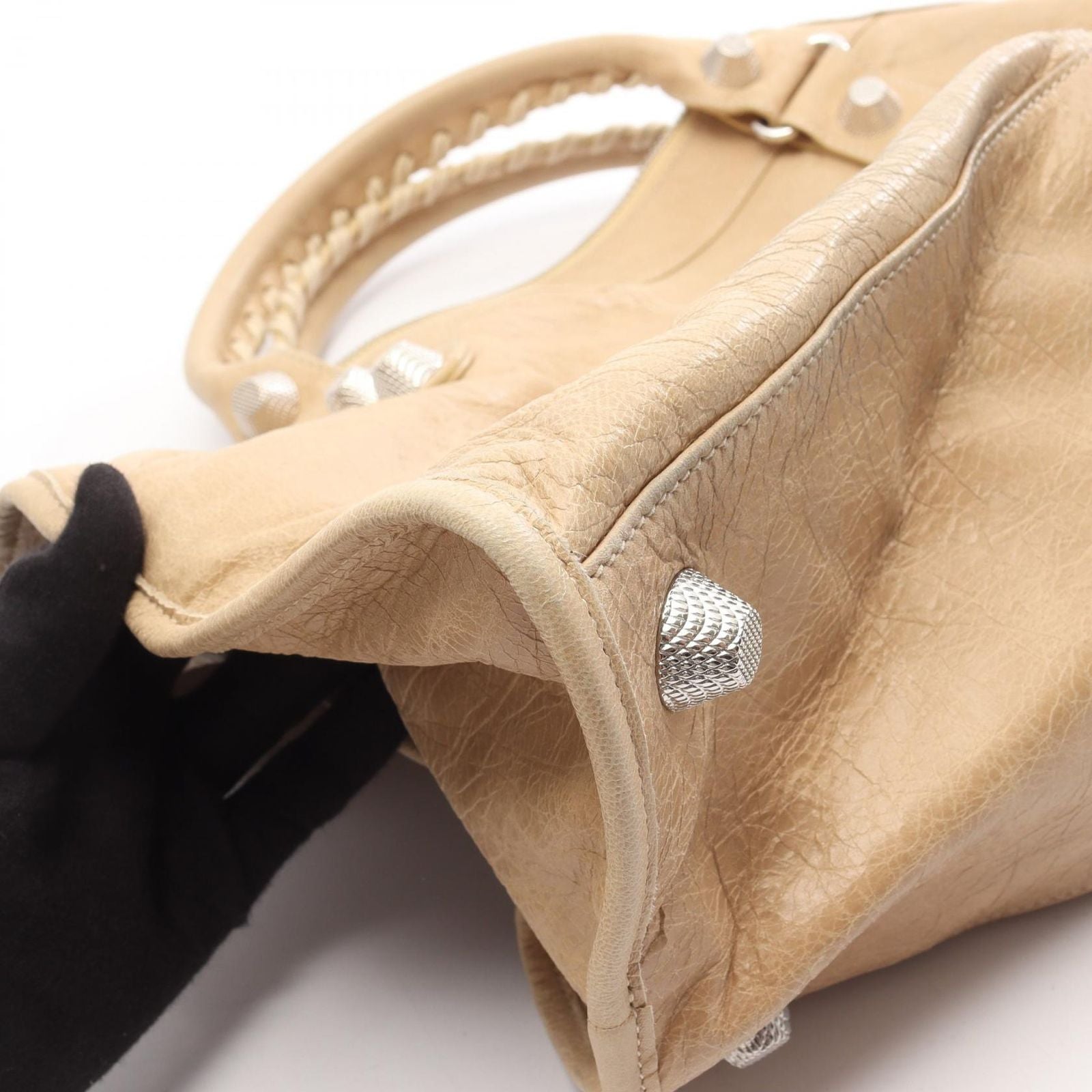 Balenciaga Handbag the Giant Work Beige Leather — view 5