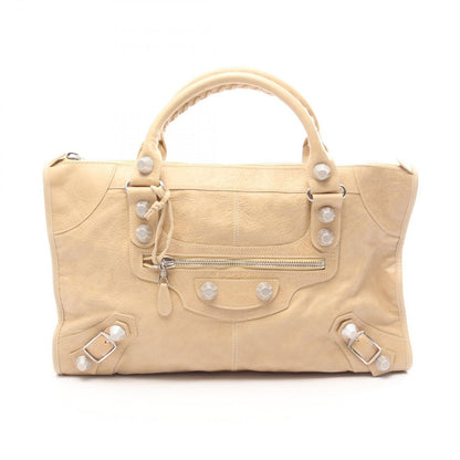 Balenciaga Handbag the Giant Work Beige Leather