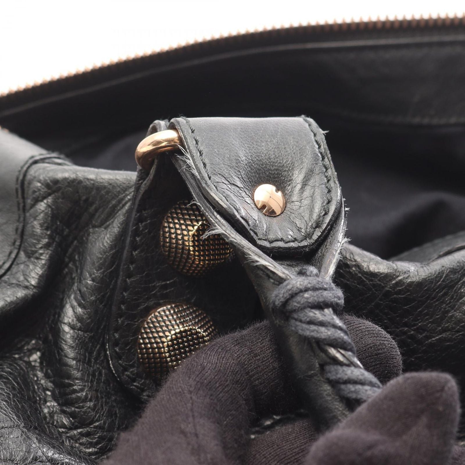 Balenciaga Handbag the Giant Work Black Leather — view 6