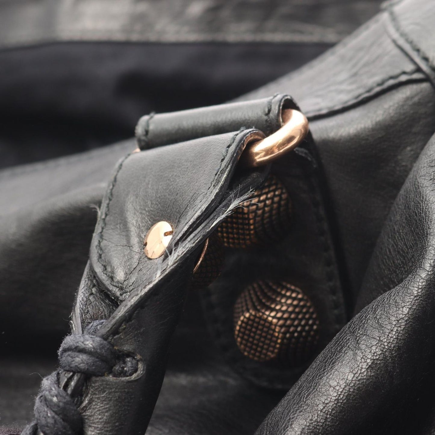 Balenciaga Handbag the Giant Work Black Leather — view 8