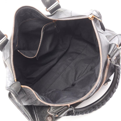 Balenciaga Handbag the Giant Work Black Leather — view 3