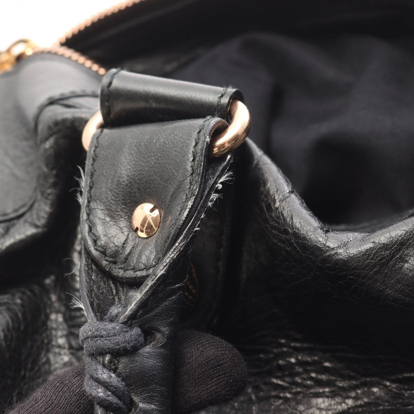 Balenciaga Handbag the Giant Work Black Leather — view 7