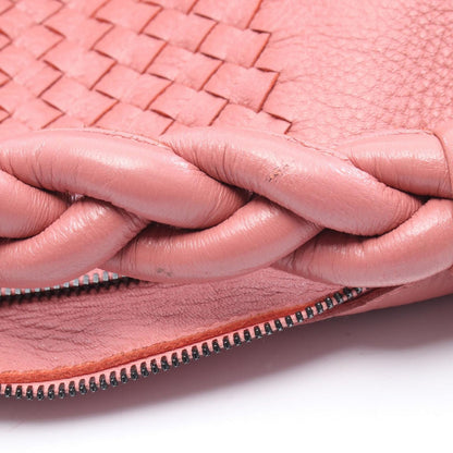 Bottega Veneta Shoulder Bag Intrecciato Pink Leather — view 5