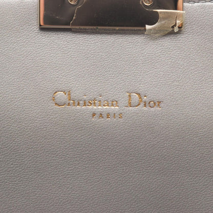 Dior Shoulder Bag Miss Dior Cannage Gray Leather Chain — view 5