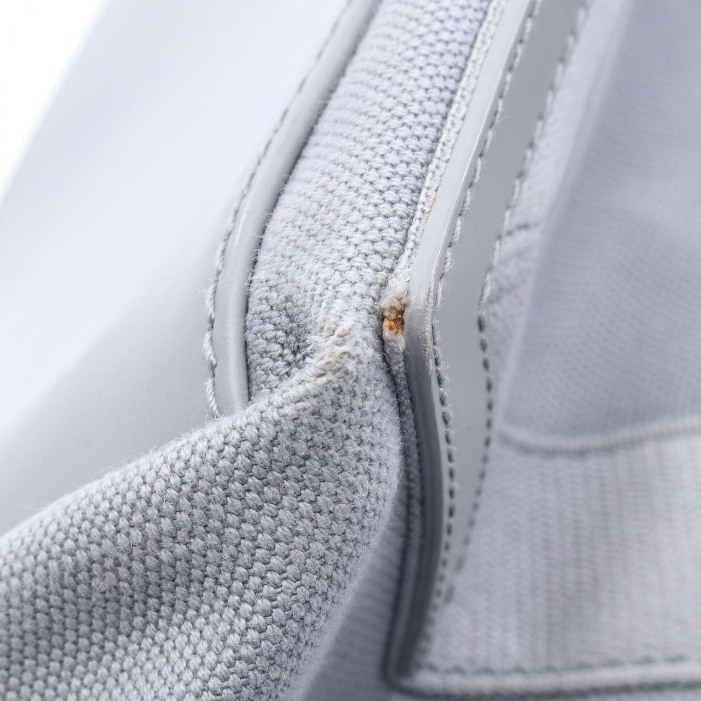 Balenciaga Tote Navy Cabas New Cover Gray Canvas Leather — view 7