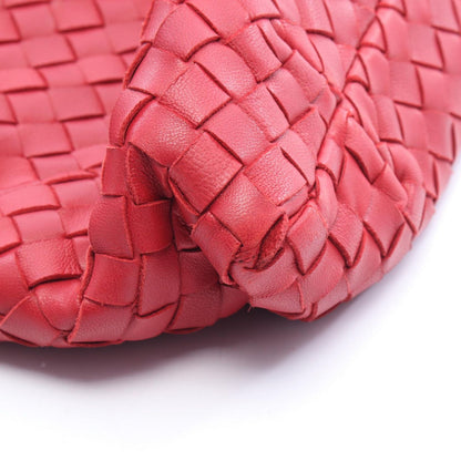 Bottega Veneta Handbag Capri Intrecciato Red Leather — view 6