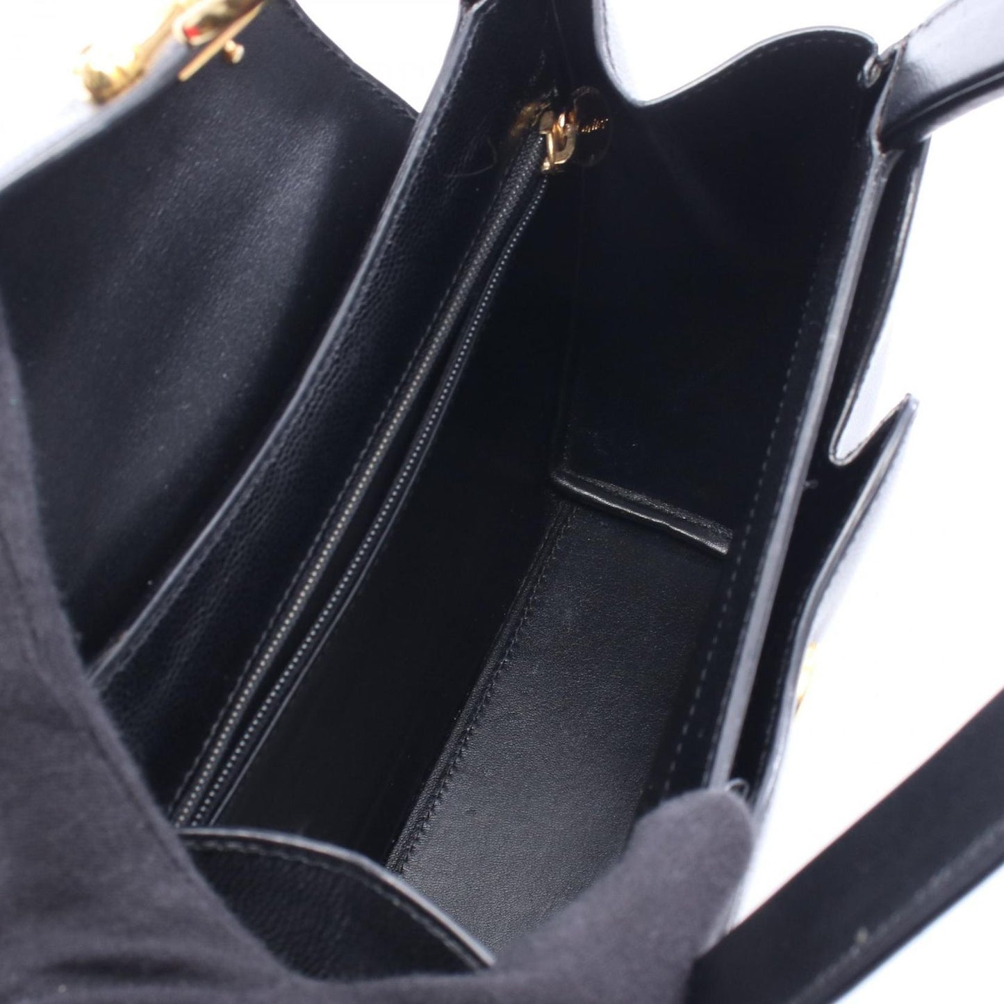 Cartier Handbag Panthere Black Leather — view 3