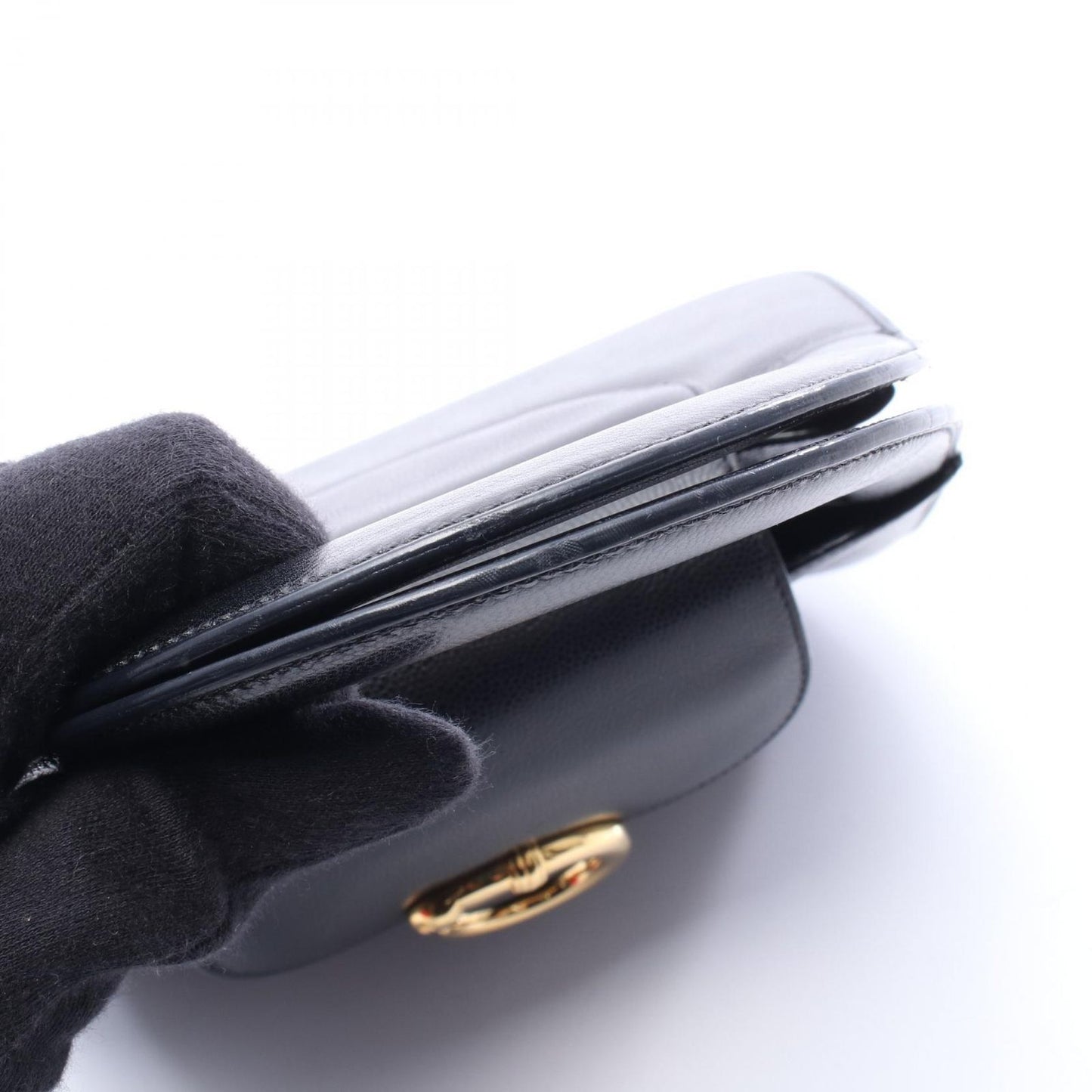 Cartier Handbag Panthere Black Leather — view 6