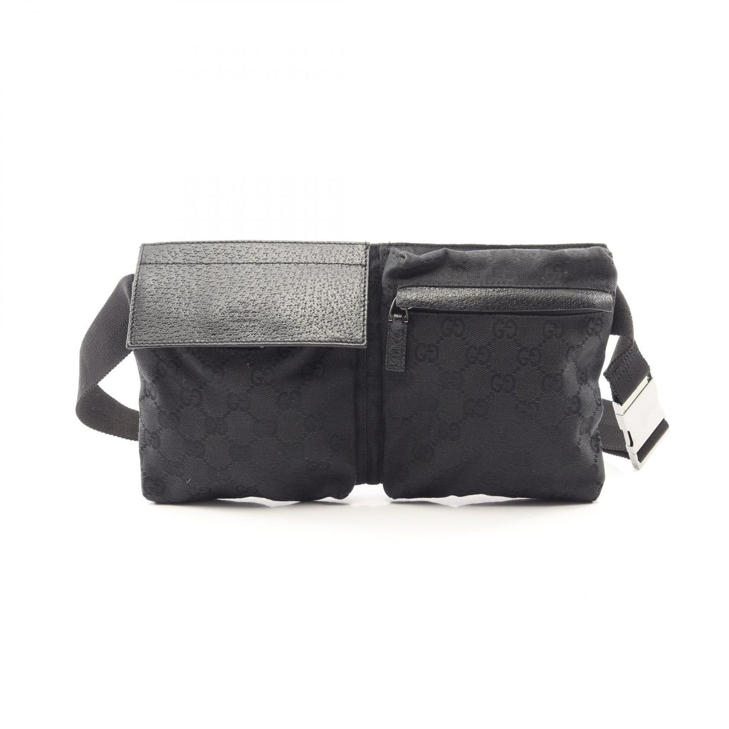 Gucci Waist Bag GG Canvas Black