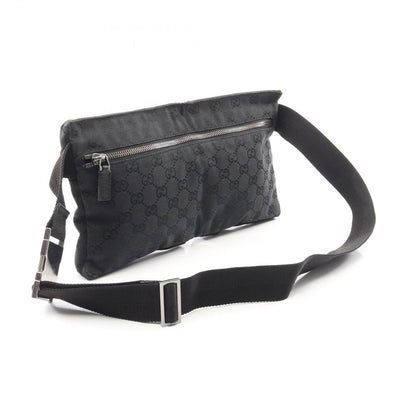 Gucci Waist Bag GG Canvas Black — view 2