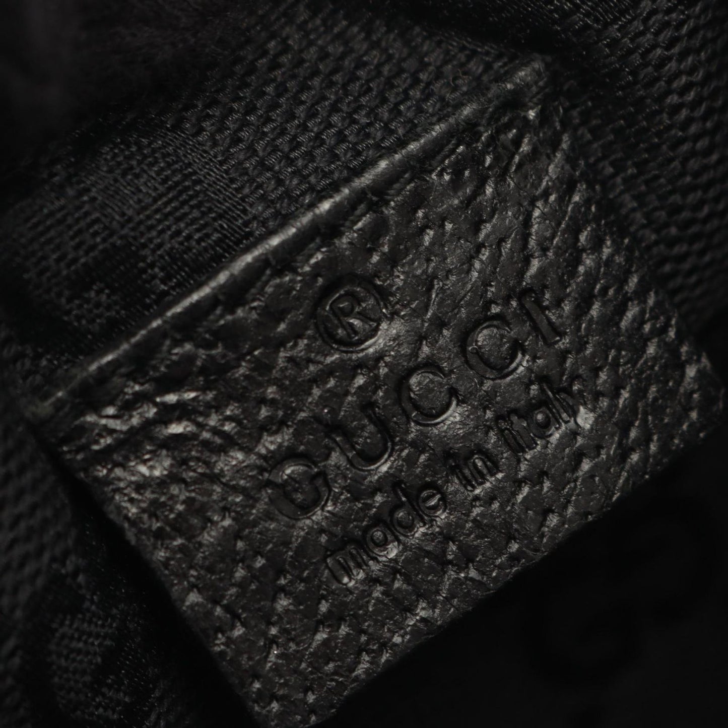 Gucci Waist Bag GG Canvas Black — view 4