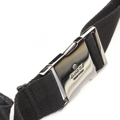Gucci Waist Bag GG Canvas Black — view 7