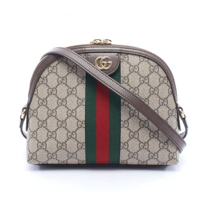 Gucci Shoulder Bag Ophidia GG Supreme Beige Canvas Leather