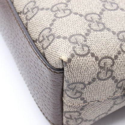 Gucci Shoulder Bag Ophidia GG Supreme Beige Canvas Leather — view 7
