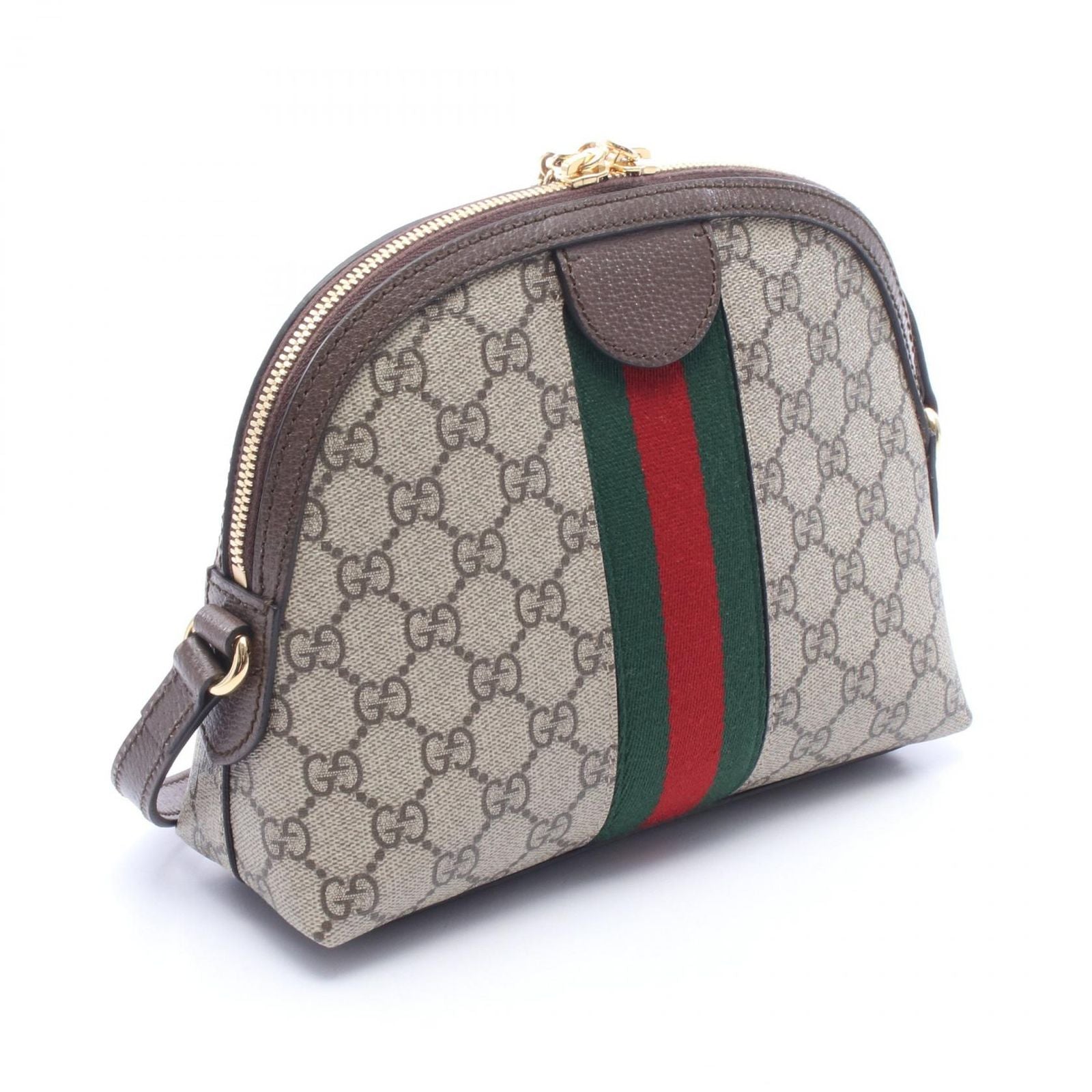 Gucci Shoulder Bag Ophidia GG Supreme Beige Canvas Leather — view 2