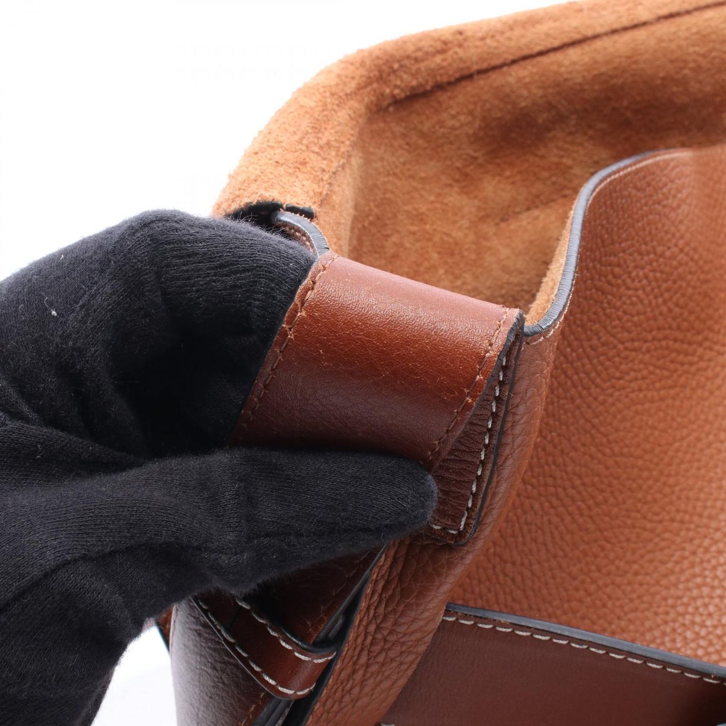 Loewe Shoulder Bag Messenger Belt Brown Leather — view 6