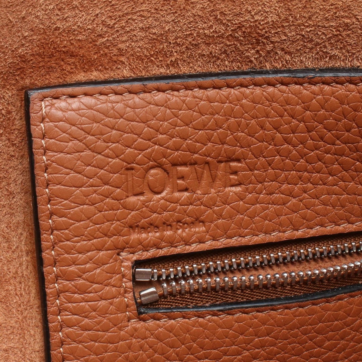 Loewe Shoulder Bag Messenger Belt Brown Leather — view 4