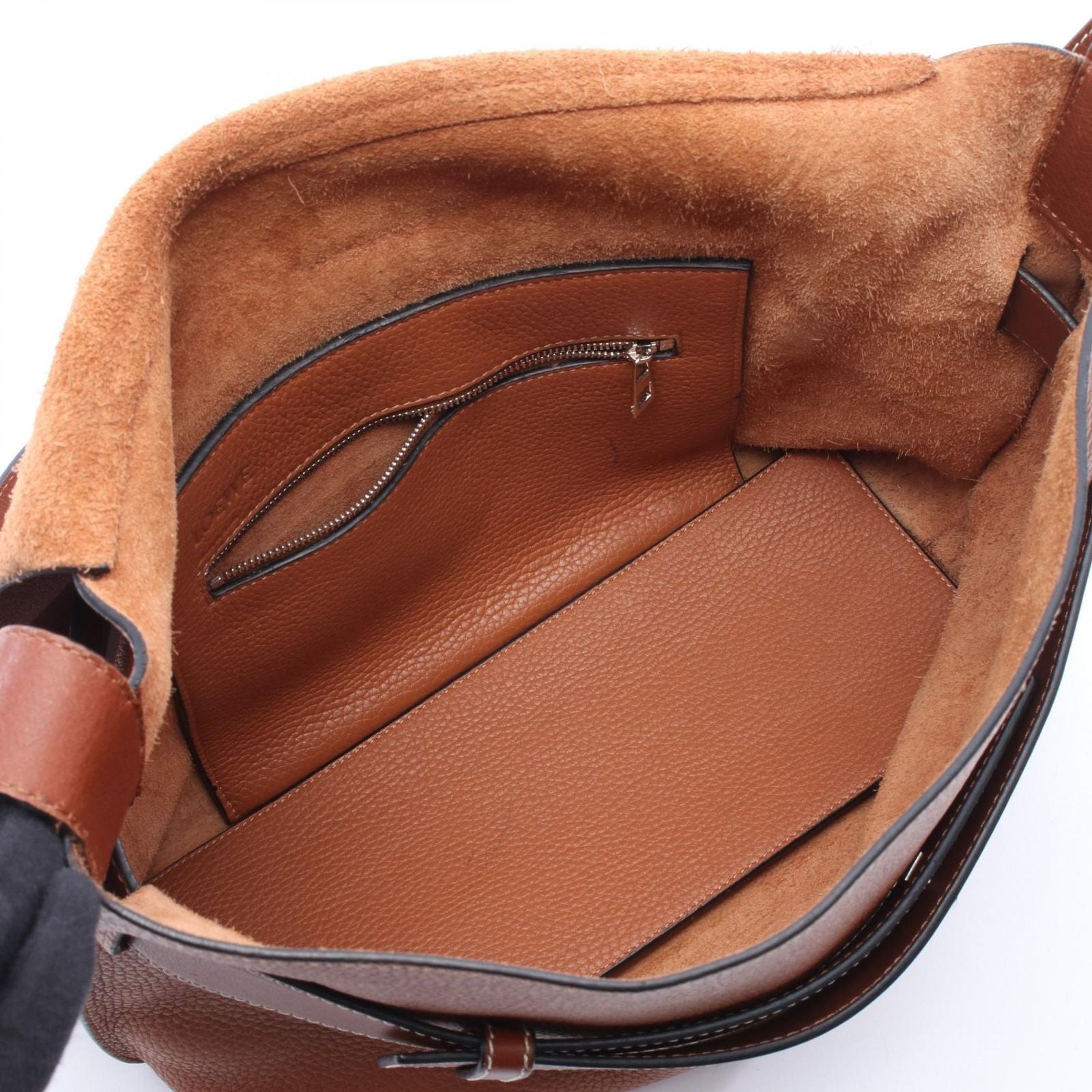 Loewe Shoulder Bag Messenger Belt Brown Leather — view 3