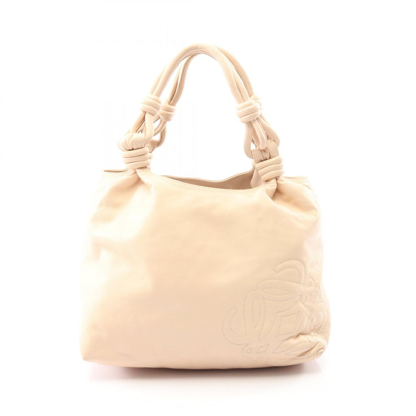 Loewe Handbag Anagram Light Orange Leather