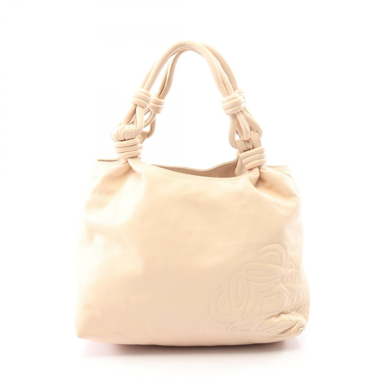 Loewe Handbag Anagram Light Orange Leather