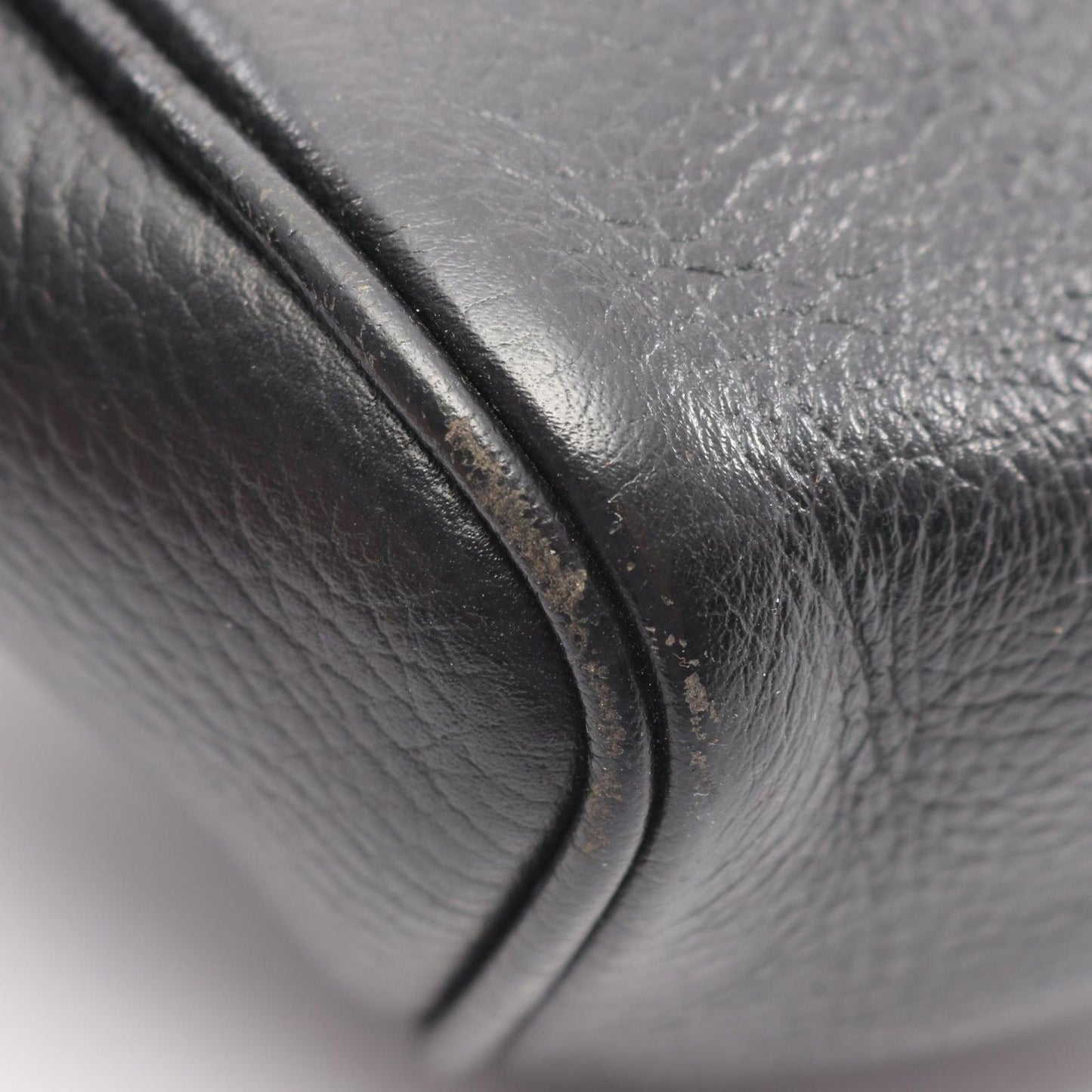 Dior Handbag CD 2-Way Black Leather CD Logo Hand — view 5