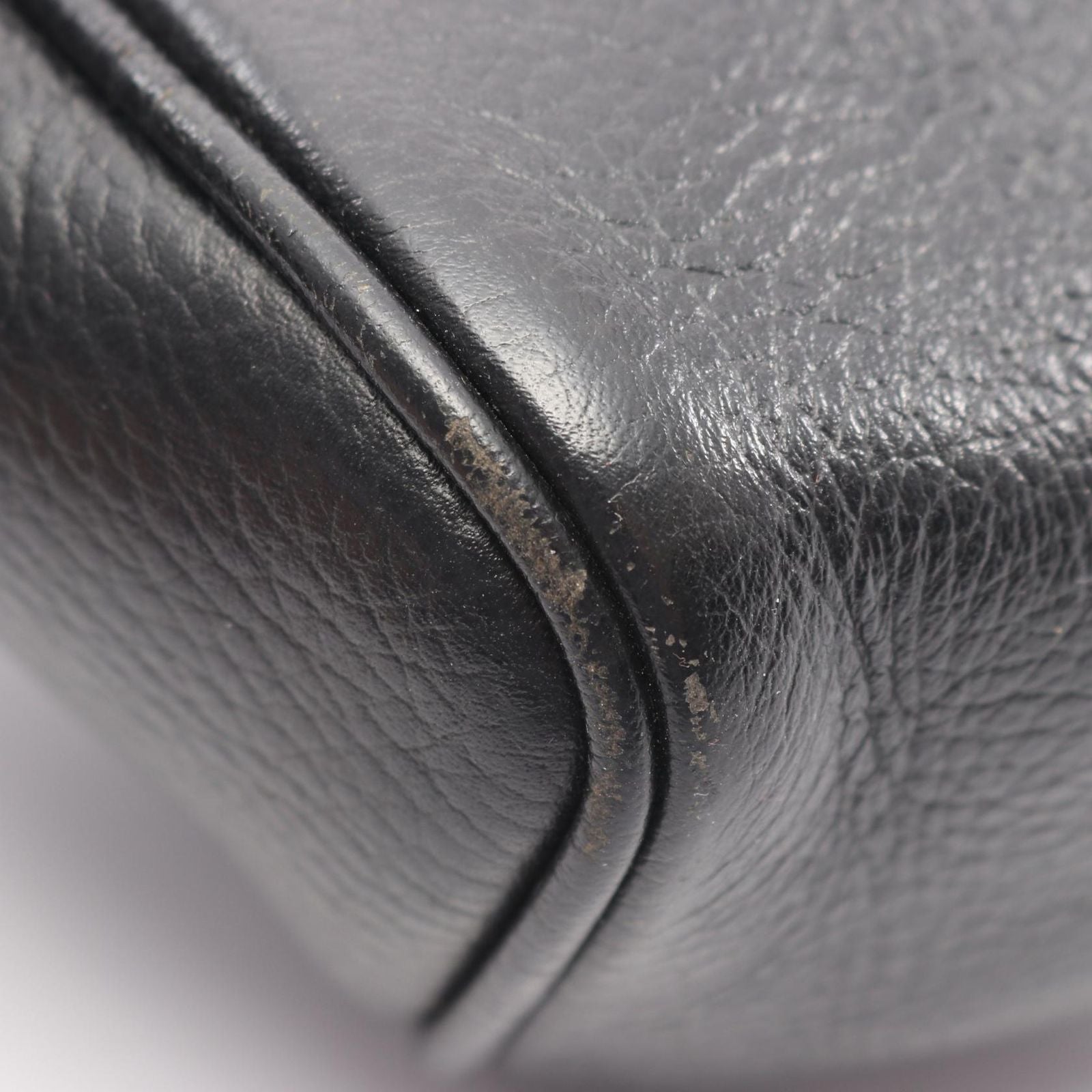 Dior Handbag CD 2-Way Black Leather CD Logo Hand — view 5