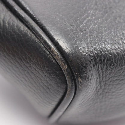Dior Handbag CD 2-Way Black Leather CD Logo Hand — view 5