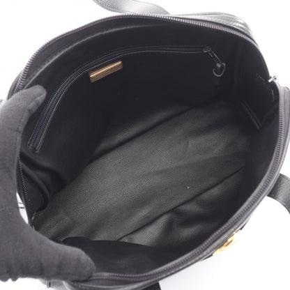 Dior Handbag CD 2-Way Black Leather CD Logo Hand — view 3