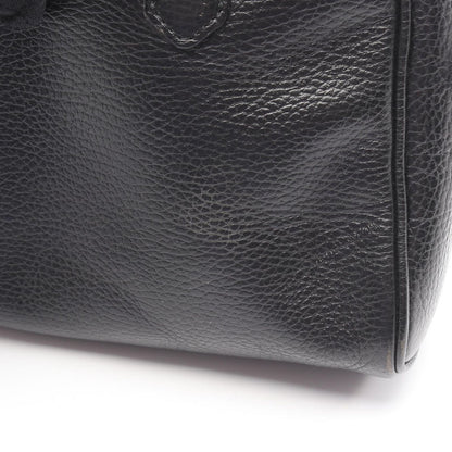 Dior Handbag CD 2-Way Black Leather CD Logo Hand — view 7