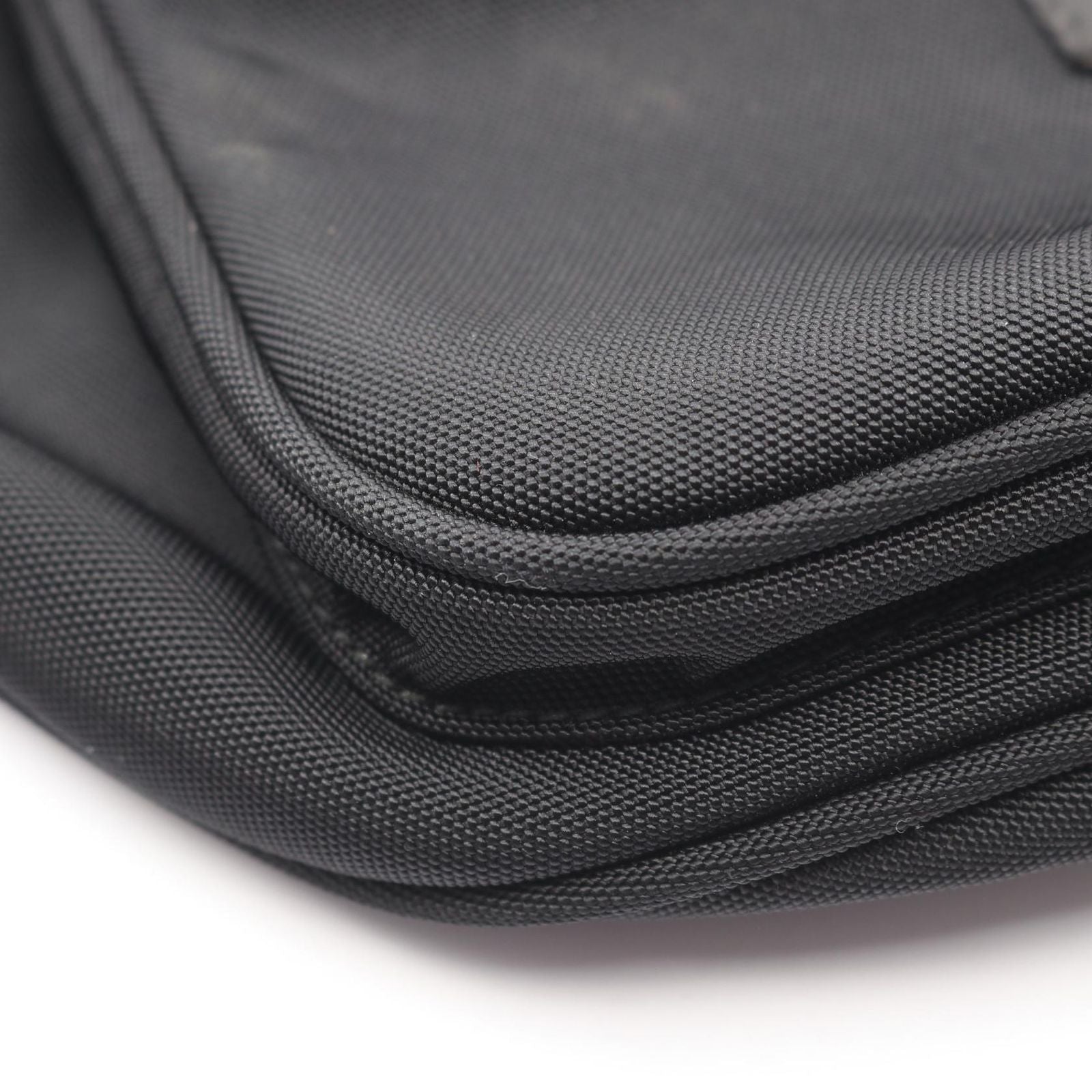 Balenciaga Waist Bag Explorer Black Canvas — view 8