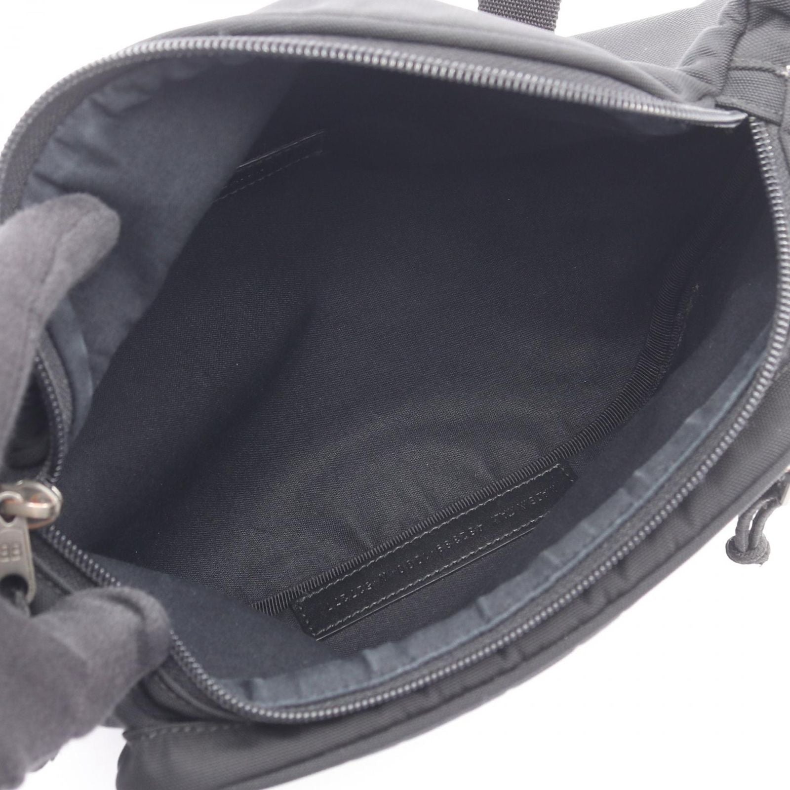 Balenciaga Waist Bag Explorer Black Canvas — view 3