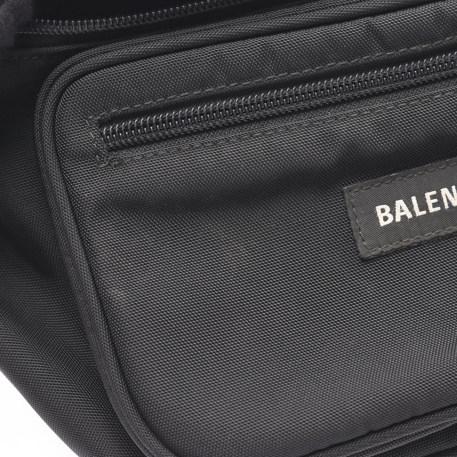 Balenciaga Waist Bag Explorer Black Canvas — view 7