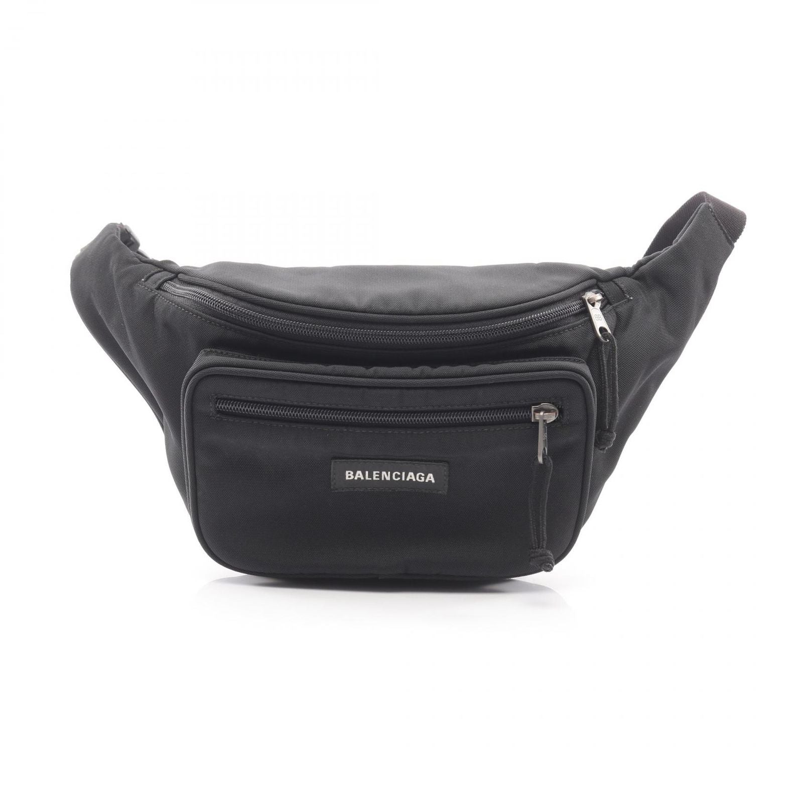 Balenciaga Waist Bag Explorer Black Canvas
