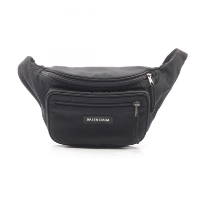 Balenciaga Waist Bag Explorer Black Canvas