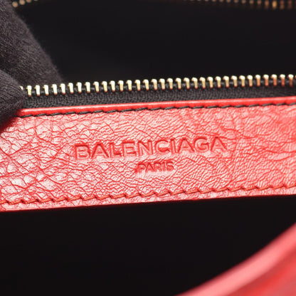 Balenciaga Handbag City Small 2-Way Red Leather Classic Small Shoulder — view 4