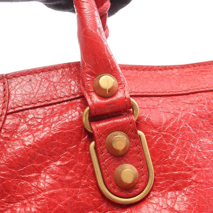 Balenciaga Handbag City Small 2-Way Red Leather Classic Small Shoulder — view 6