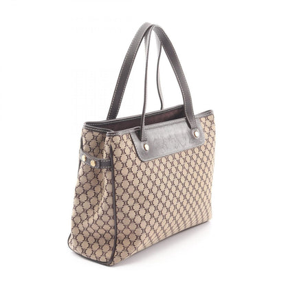 Celine Handbag Macadam Beige Canvas Leather — view 2