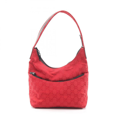 Gucci Shoulder Bag GG Canvas 001 Red