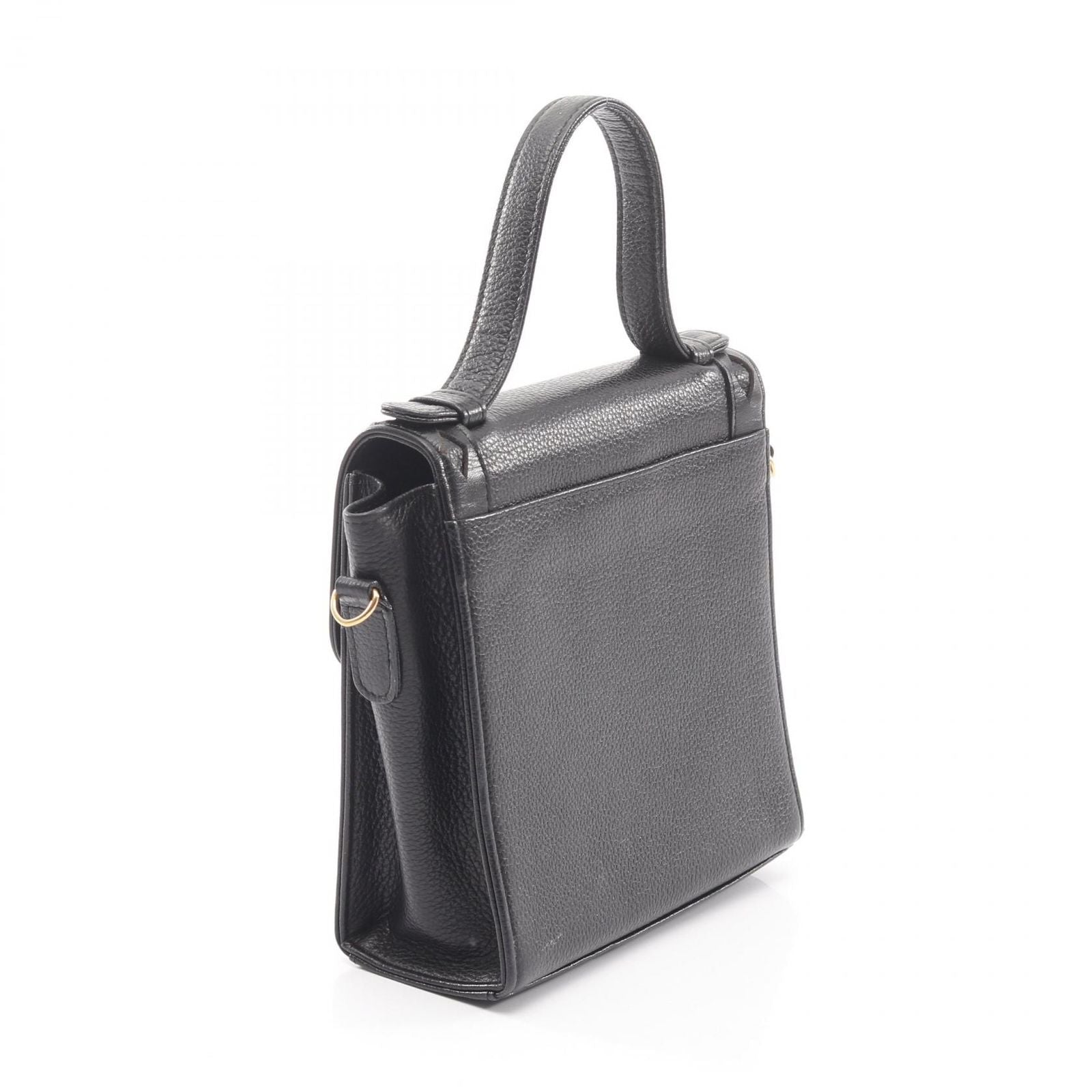Saint Laurent Yves Handbag 2-Way Black Leather — view 2