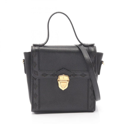 Saint Laurent Yves Handbag 2-Way Black Leather