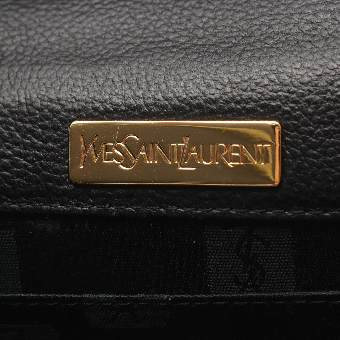 Saint Laurent Yves Handbag 2-Way Black Leather — view 4
