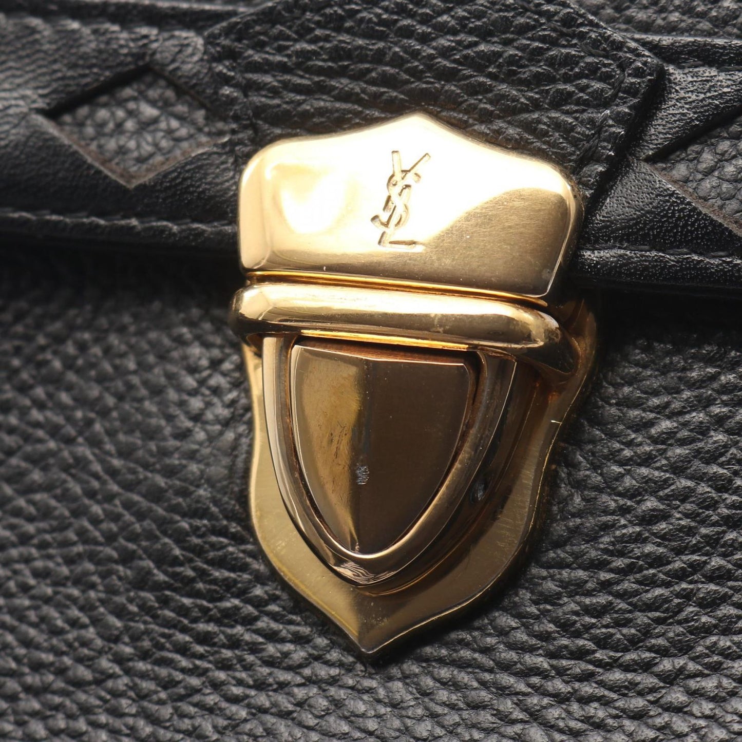 Saint Laurent Yves Handbag 2-Way Black Leather — view 5