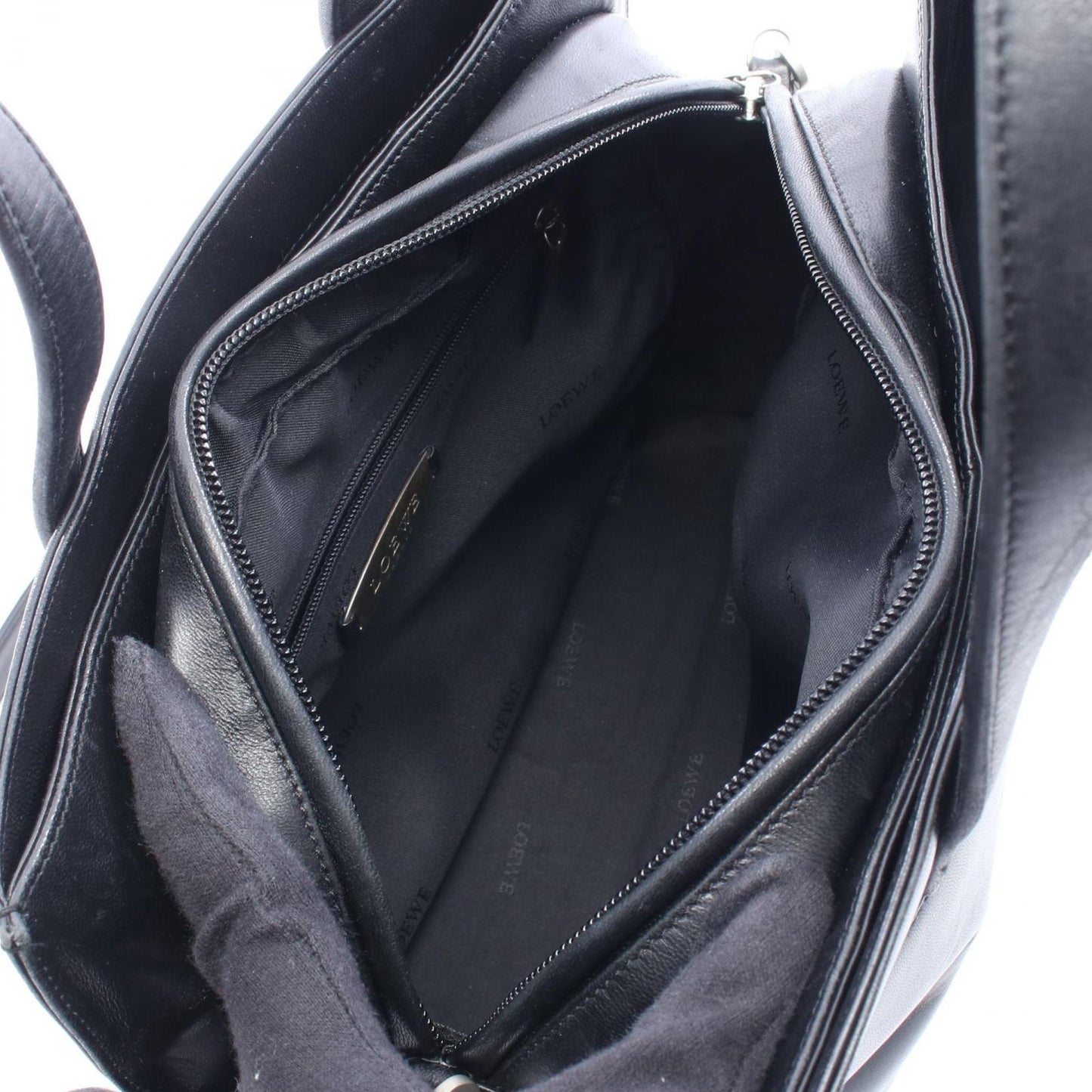 Loewe Tote Anagram 2-Way Black Leather — view 3