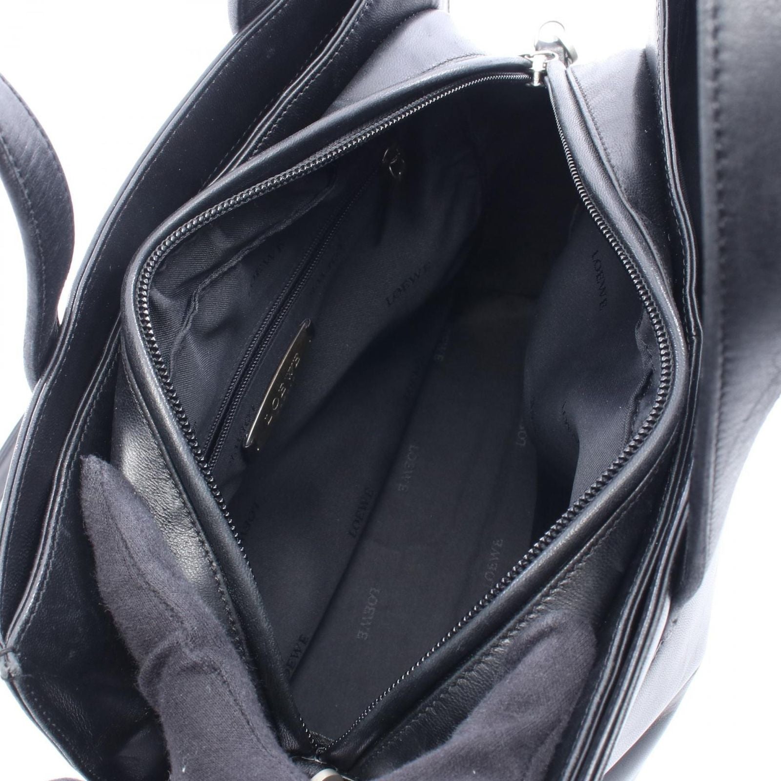 Loewe Tote Anagram 2-Way Black Leather — view 3