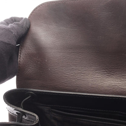 Gucci Tote Black Dark Brown Leather Shoulder — view 7