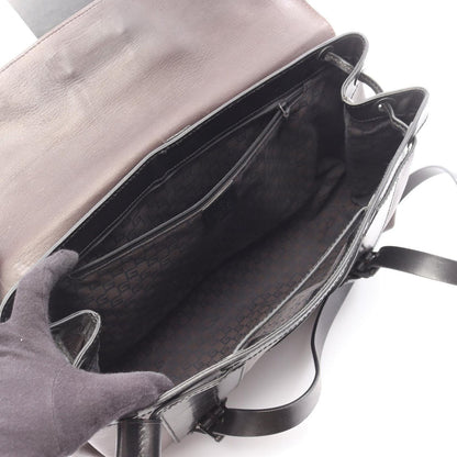 Gucci Tote Black Dark Brown Leather Shoulder — view 3