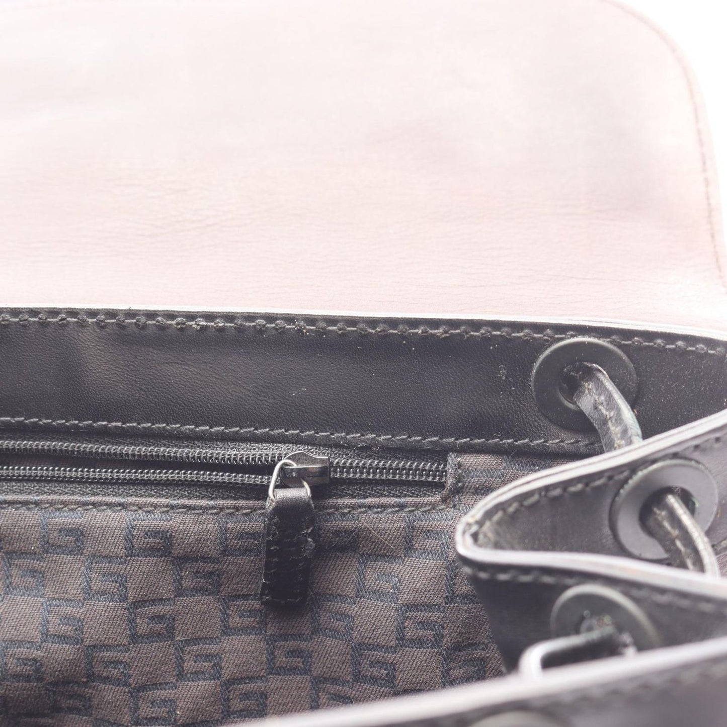 Gucci Tote Black Dark Brown Leather Shoulder — view 6