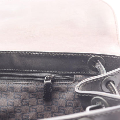 Gucci Tote Black Dark Brown Leather Shoulder — view 6