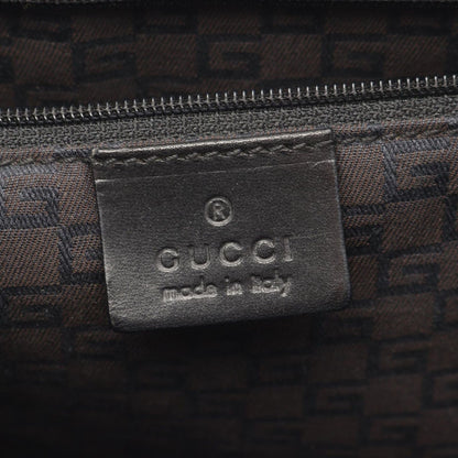 Gucci Tote Black Dark Brown Leather Shoulder — view 4